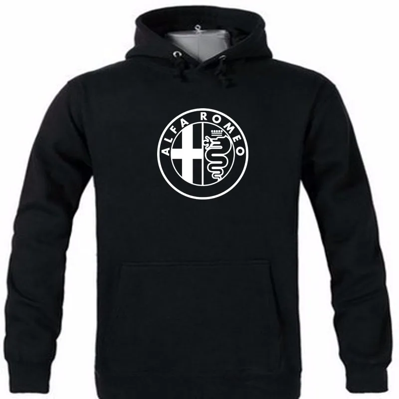 Осенне зимняя Обувь Новое поступление Alfa Romeo с напечатанным логотипом пуловер