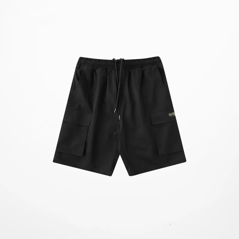Мужские пляжные шорты в японском стиле повседневные карго с несколькими