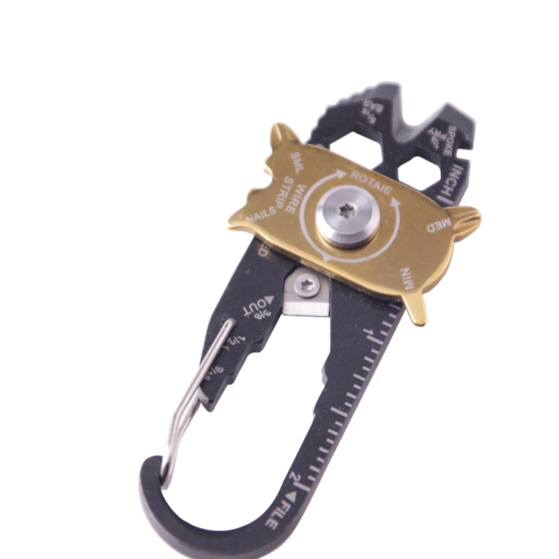 20 в 1 уличный Многофункциональный органайзер для ключей Набор отверток