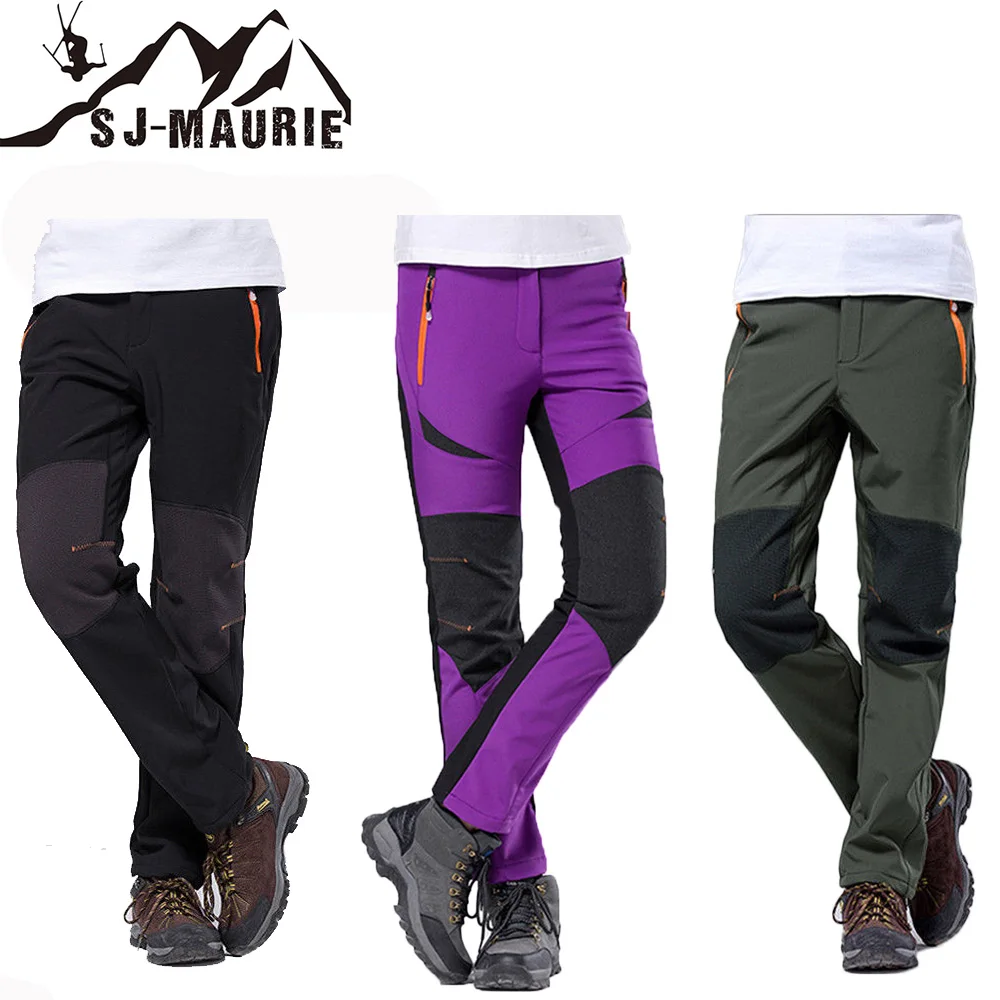 SJ Maurie S 4XL мужские лыжные штаны для улицы женщин пеших прогулок флисовые