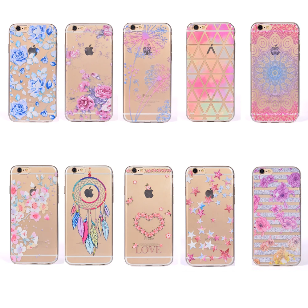 H-товары для iphone 6s Plus силиконовый чехол роскошный Ловец снов мягкий 6 plus 5 5s SE 7 s capa |