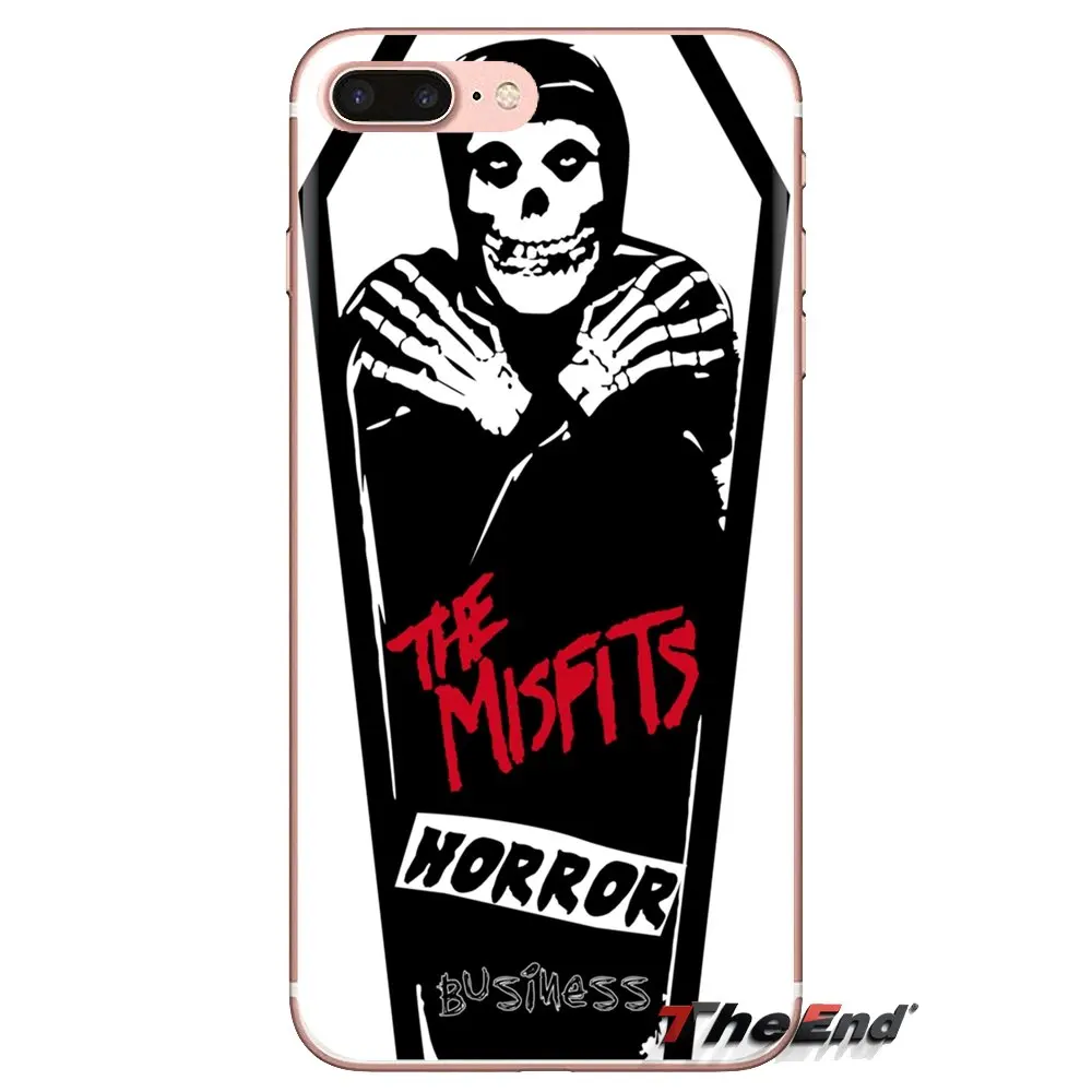 Прозрачный мягкий чехол misfits Rock с принтом для Xiaomi Redmi 4A S2 Note 3 3S 4 4X 5 Plus 6 7 6A Pro Pocophone F1 |