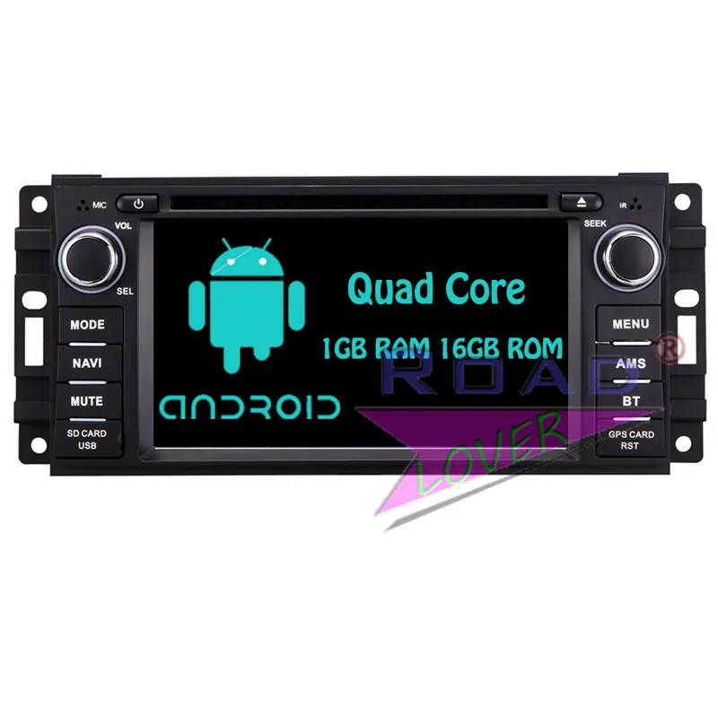 Roadloevr автомобильный dvd-плеер Android 6 0 Авто Аудио для Jeep Commander Wrangler Стерео GPS