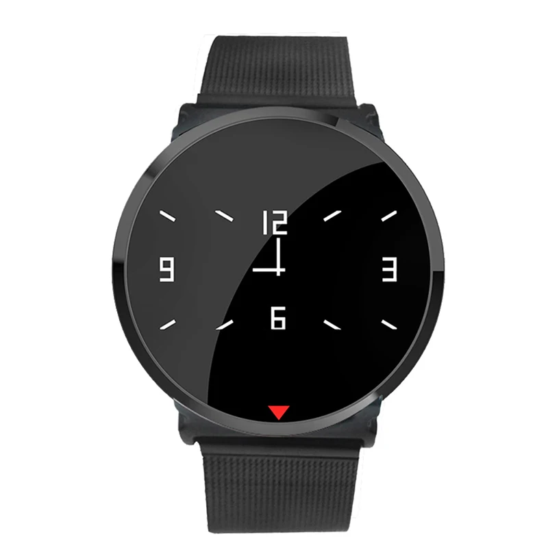 Black Mesh belt Bluetooth Смарт-часы пульсометр фитнес контроль сна трекер кровяное давление цветной экран водонепроницаемые калории спортивные часы - Цвет: Black Mesh belt