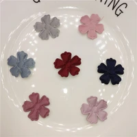 wholesale 500pcslot satin plum flower for clothes sewing supplies diy craft decoration
