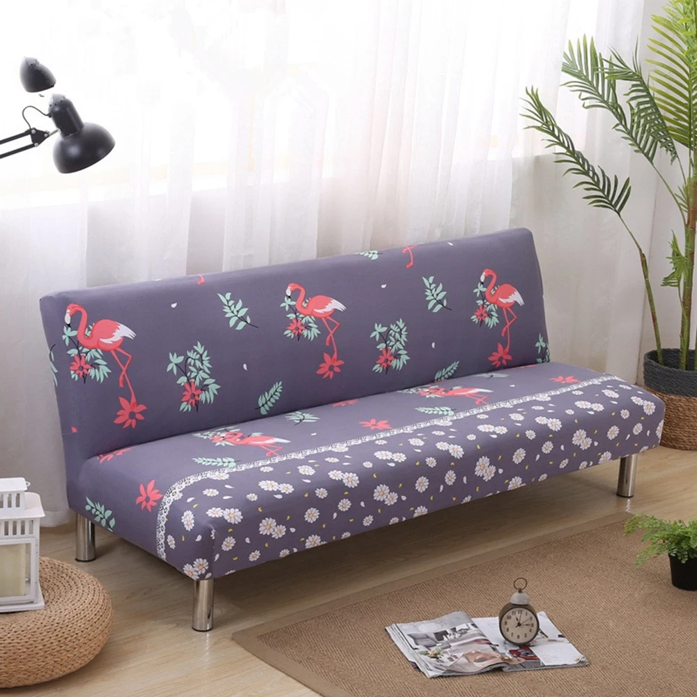 Розовый фламинго чехлы для диванов тропические животные растения покрывало без