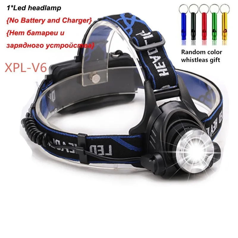 Мощный светодиодный налобный фонарь с XHP70.2, налобный фонарь для рыбалки, 3 режима освещения, водонепроницаемый телескопический зум, лампа для кемпинга - Испускаемый цвет: BL328