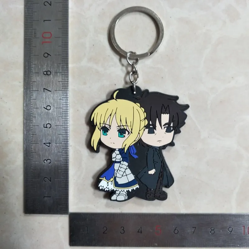 Брелок Fate stay nighe аниме Stay Night ПВХ фигурка FATE SABER LILY ремешок для телефона брелок