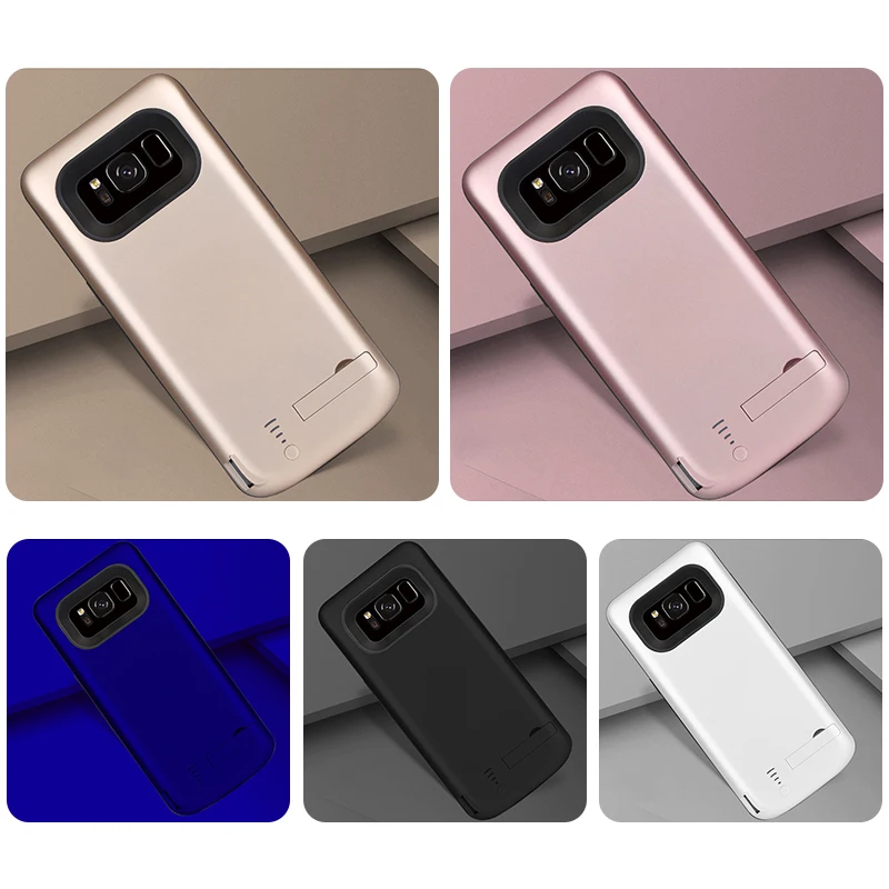 5000/6500 мАч чехол для зарядного устройства для samsung Galaxy S8, портативная зарядка для путешествий, внешний аккумулятор, чехол для телефона, чехол для samsung S8 Plus
