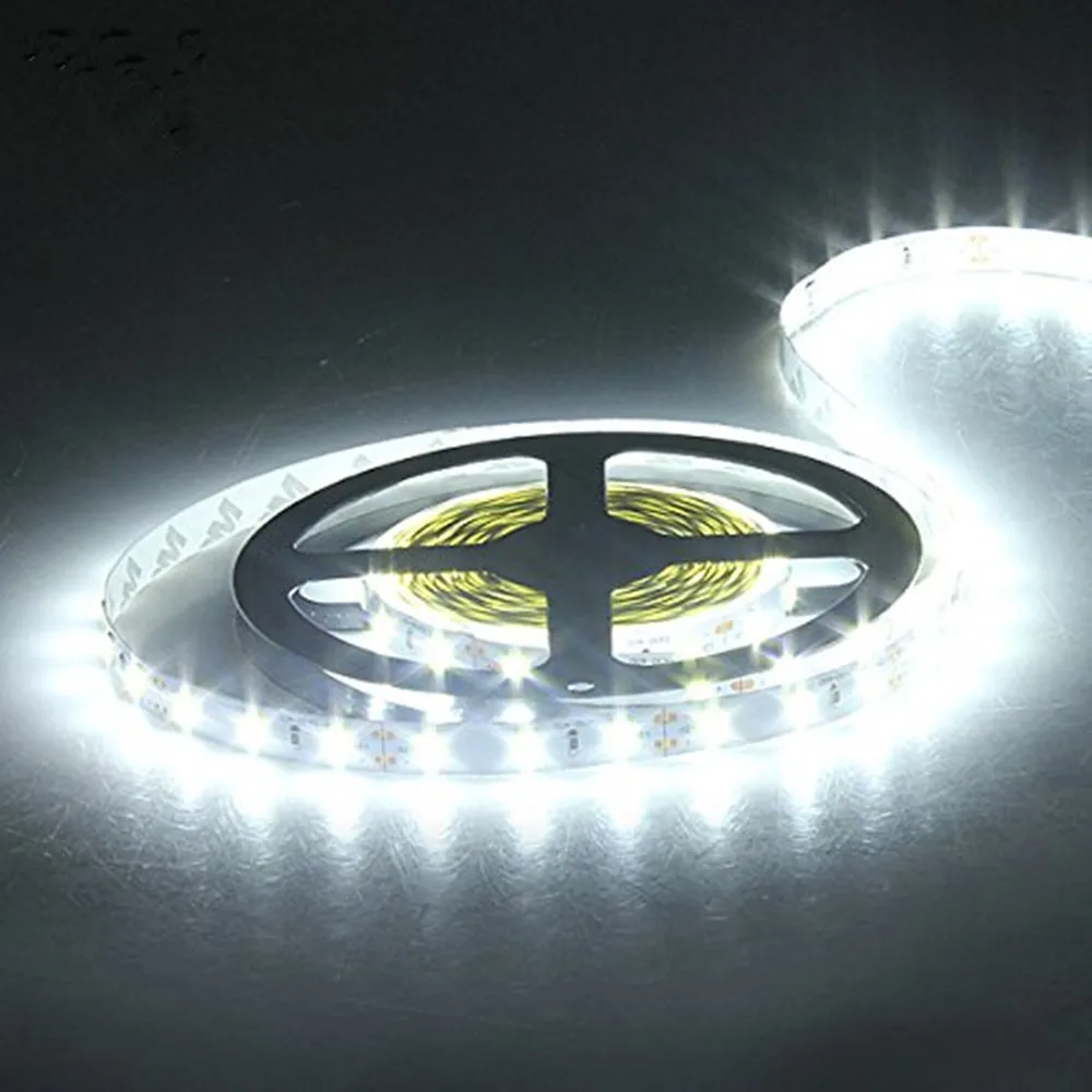 Белый Светодиодные полосы света 3014 smd 600led 5 м водонепроницаемый IP65 AC/DC 12 V 3000 K 6500 K Белый warmwhite гибкая светодиодная лента лампа - Испускаемый цвет: Белый
