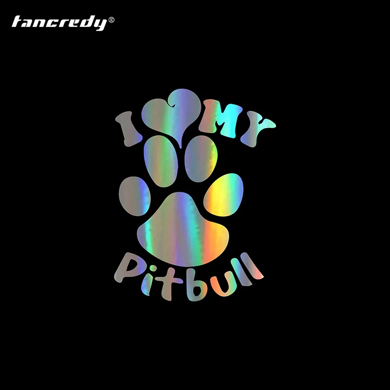 Автомобильные наклейки и 15*11 5 см I Love My Pitbull автомобильный бампер