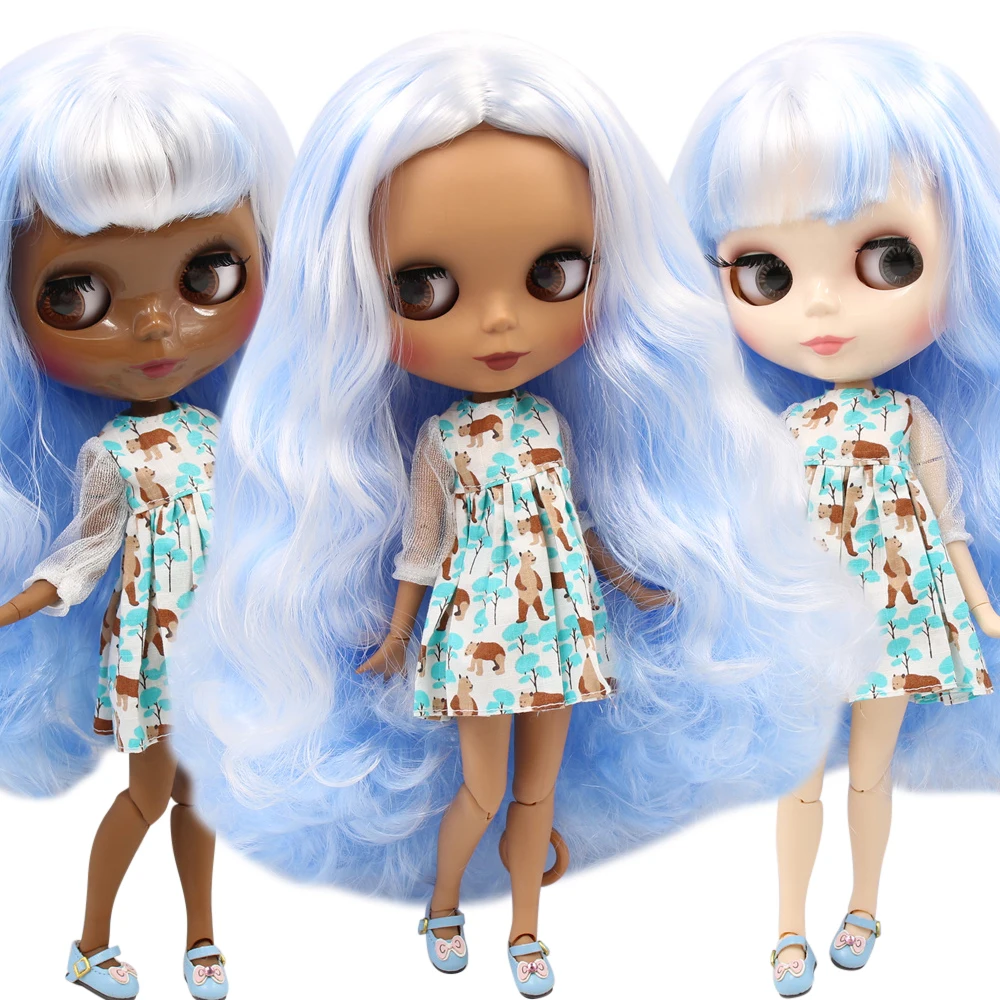 Кукла Blyth шарнирная с голубыми волосами 6005 1/6 | Игрушки и хобби