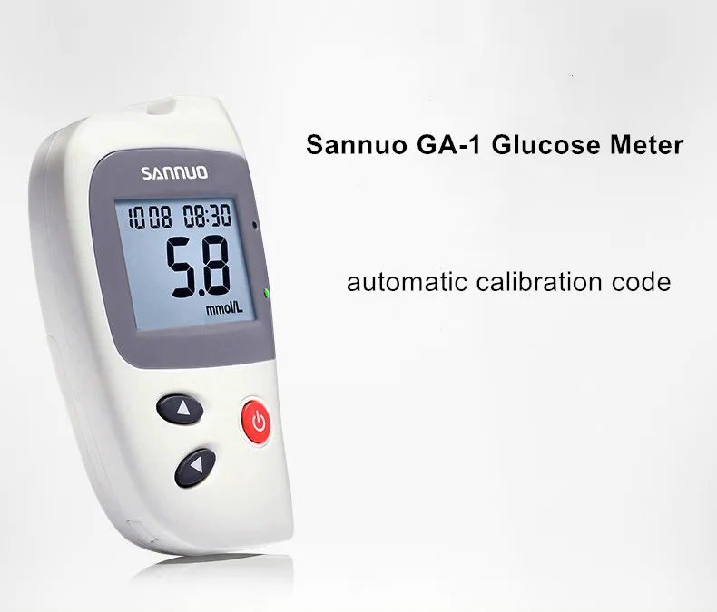 Sannuo GA-1, тест-полоски для определения уровня глюкозы в 50/100 шт с ланцеты для тест-полоска, без прибор для контроля уровня сахара в крови и ланцетное ручка