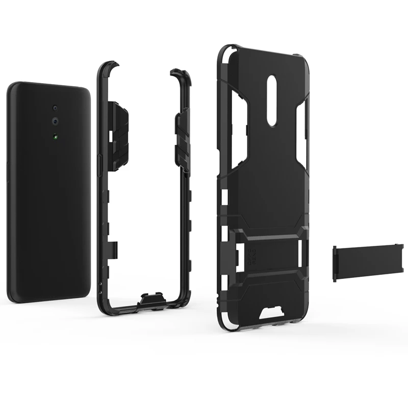 Сверхмощный армированный чехол противоударный на весь корпус для Oppo Reno/Reno 10x Zoom