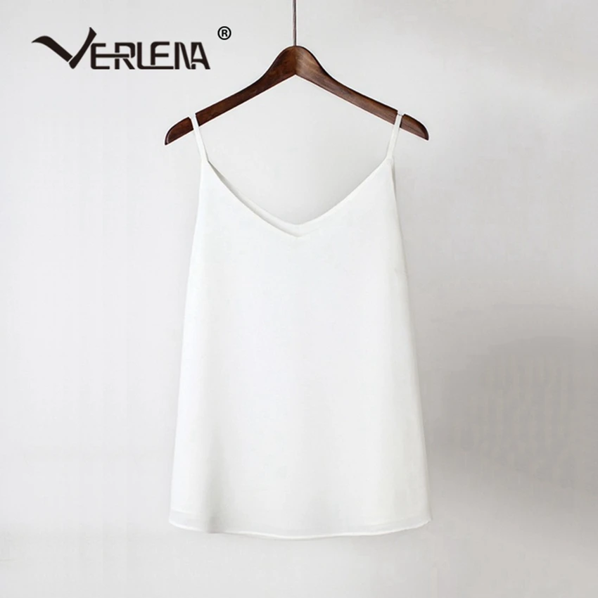 Женская двухслойная рубашка VERLENA 100% из 2019 натурального шелка без рукавов