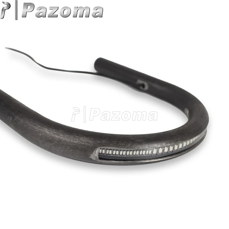 Мотоцикл 7/8 &quotCafe Racer рамка заднего сиденья обруч с LED сигналом поворота задний