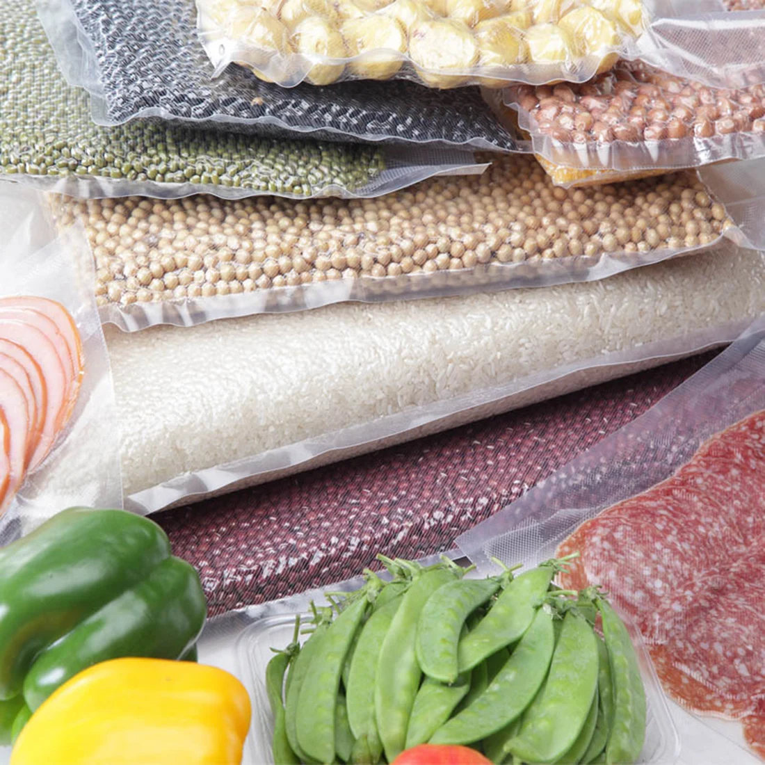 Пакеты для хранения пищевых продуктов вакуумные пластиковые пакеты различных