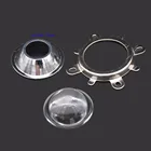 Рефлекторный Коллиматор, оптический, 44 мм, светодиодные стеклянные линзы дюйма, 60 градусов, круглое отверстие, фиксированный кронштейн, комплект 3 в 1 для светодиодов COB