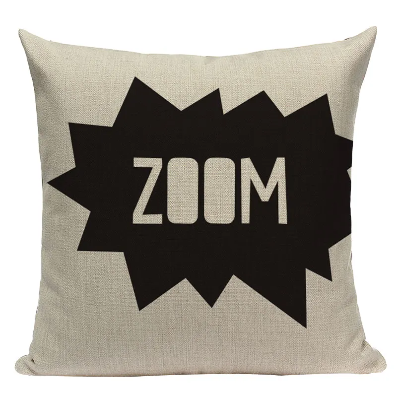 L159-15 Современная простая Геометрическая наволочка черно-белая домашняя Подушка Зебра креативные леопардовые декоративные подушки квадратная домашняя печать на заказ - Цвет: L159-15