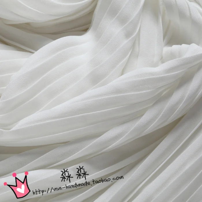 1 шт высококачественная ткань из Жемчужной пряжи с белыми искусственными