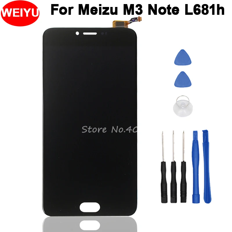 Для MEIZU M3 Note L681H ЖК-дисплей кодирующий преобразователь сенсорного экрана в сборе