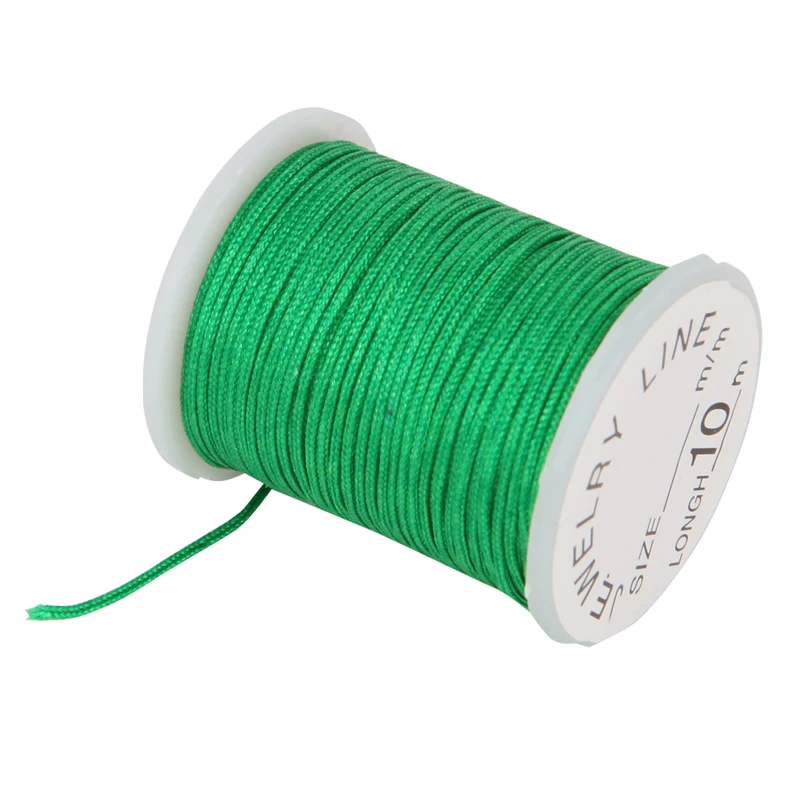 JAVRICK 10 рулонов нейлон Бисер шнур для рукоделие Создание ювелирных изделий