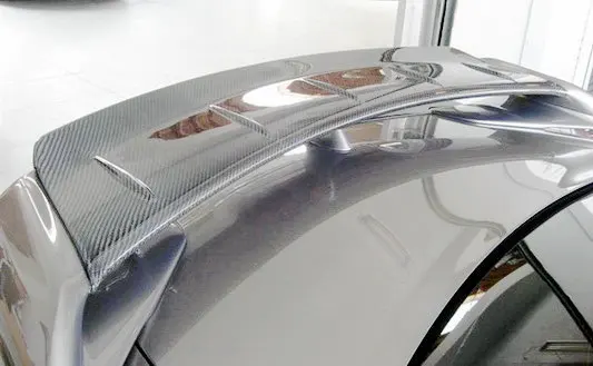 Автомобильный Стайлинг для R35 GTR CBA DBA углеродное волокно OEM спойлер Wald Add On Gurney Flap