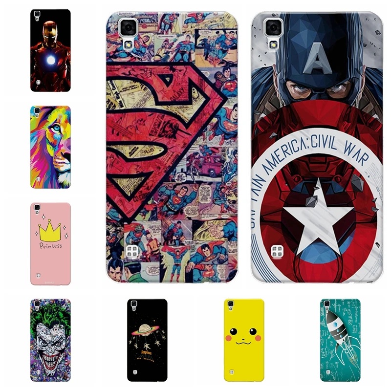 Captain America Phone Case For LG X Power Ample Back Cover Soft Silicone Cute Doughnut K220ds K220 5.5&quot Inch |