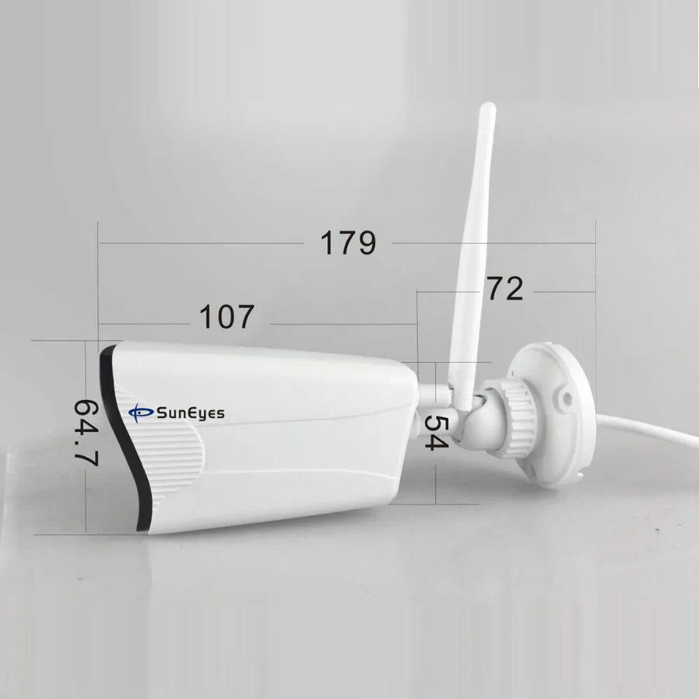 SunEyes SP-JK1808W 8CH HD Беспроводная ip-камера и NVR комплект подключи играй соединение с 8 шт