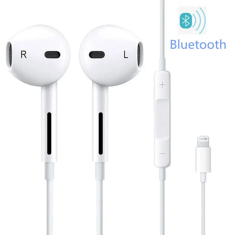 Проводной BluetoothEarphones стерео наушники виех микрофон для iPhone8/8 плюс/iPhone7/7 Plus и iPhone