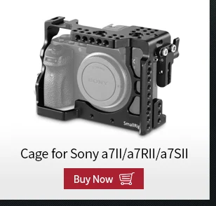 SmallRig A7R III/Melo III A7 II типа «Горячий башмак» замок для sony A7 III/Melo III A7R II/A7S II/A9 Камера клетка 2087/2176/1982/2013/2031/1660-2241