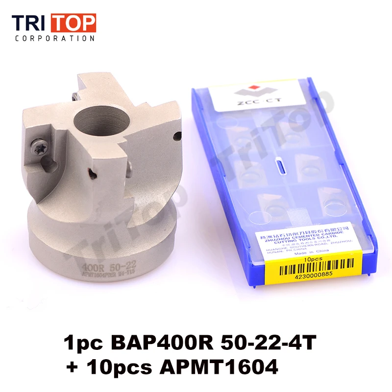 ВAP400R-50-22-4T фрезерный инструмент с 10 шт. вставок APMT1604 торцевая фреза боковым резцом