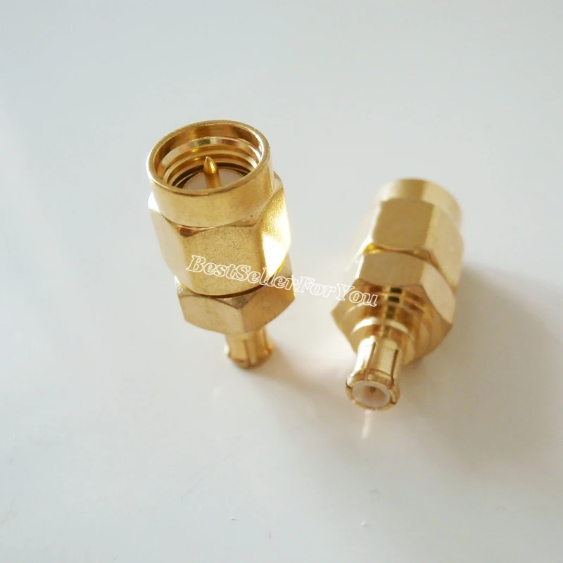 1Pcs Gold Plated SMA Male to MCX Plug Straight RF Coax Connector Adapter | Обустройство дома