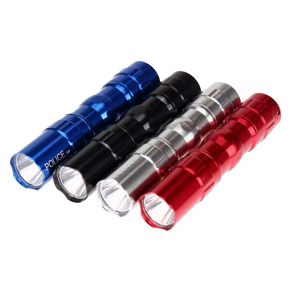 Penlight Mini flashlight 2000lm Q5 torch Adjustable FocusLamp by AA Battery Waterproof with Key Chain Night light High Quality | Лампы и