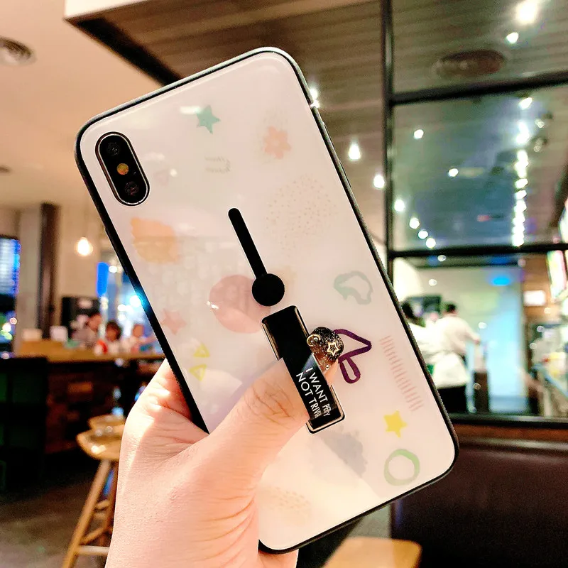 Чехол с кольцом в виде клубники для Apple iPhone XR XS X 6 6S 7 8 Plus крышка-держатель Max Cute |