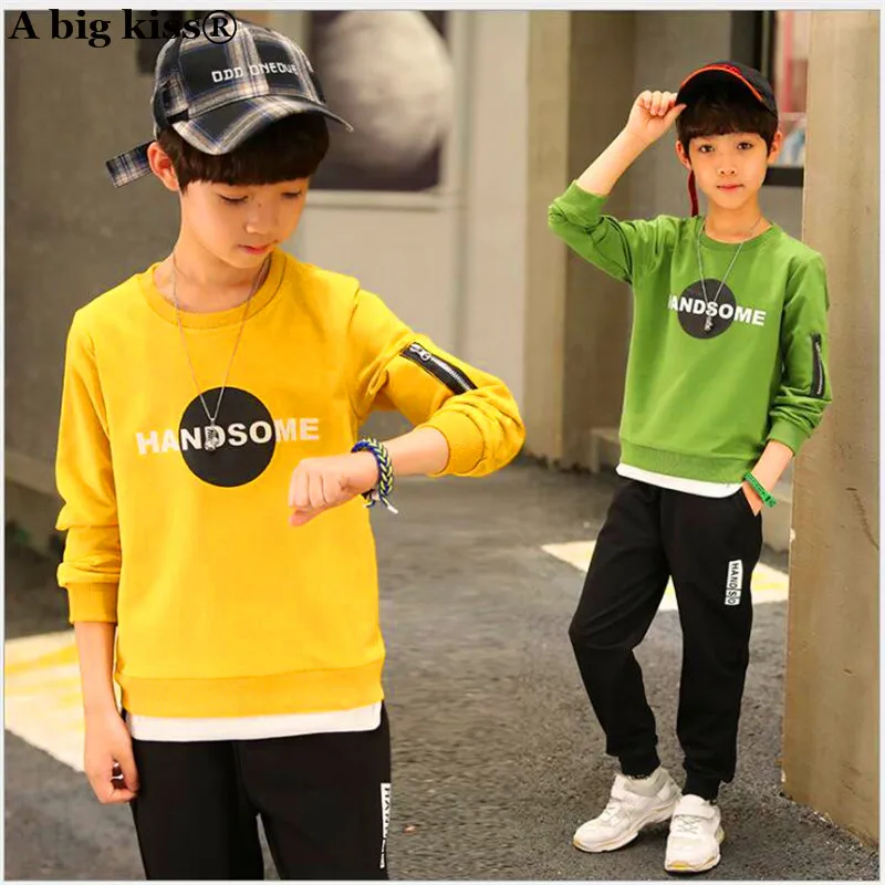 Детская одежда детская рубашка для мальчиков на весну и осень 2019 года спортивная