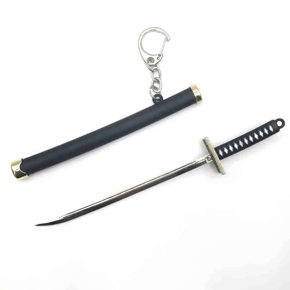 Аниме один кусок Зоро нож пряжка с ножны меч оружие брелок автомобиль кулон|key ring