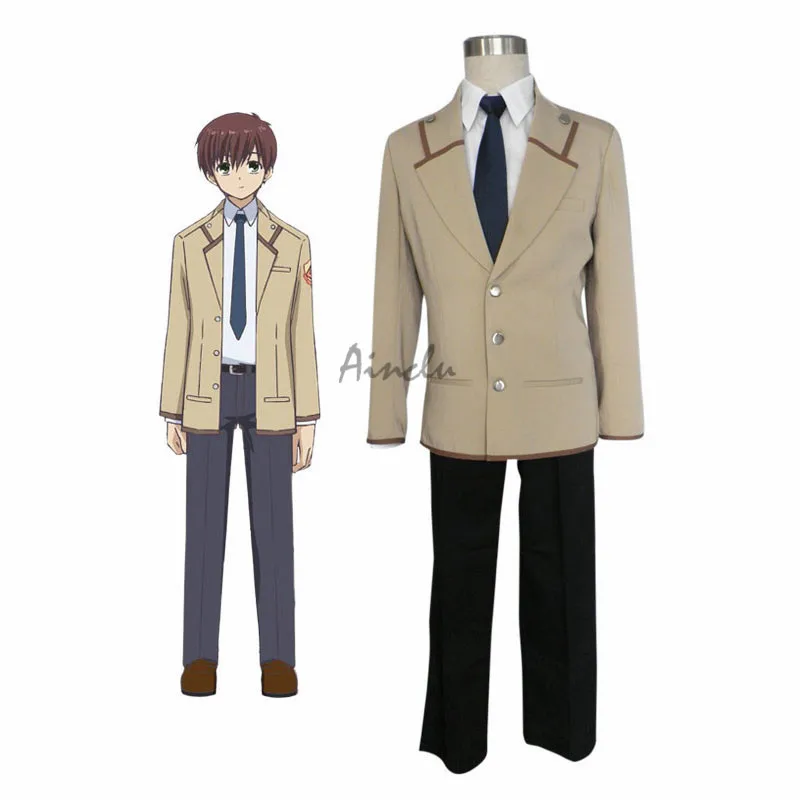 Ainclu весна осень Angel Beats! Yuzuru Otonashi Afterlife форма фронта боя Аниме Косплей Костюм для