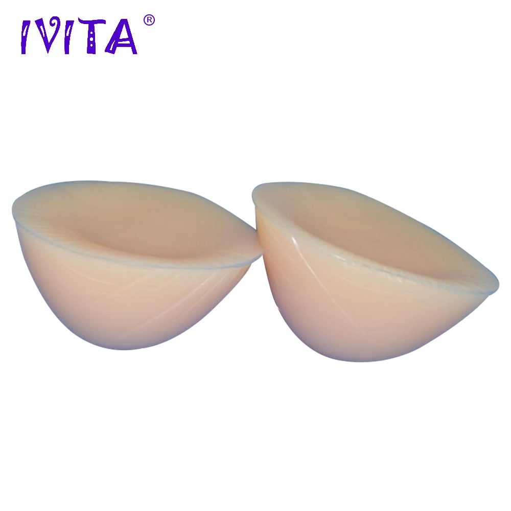 IVITA 1200 г/пара бежевые реалистичные силиконовые формы груди поддельные грудь для