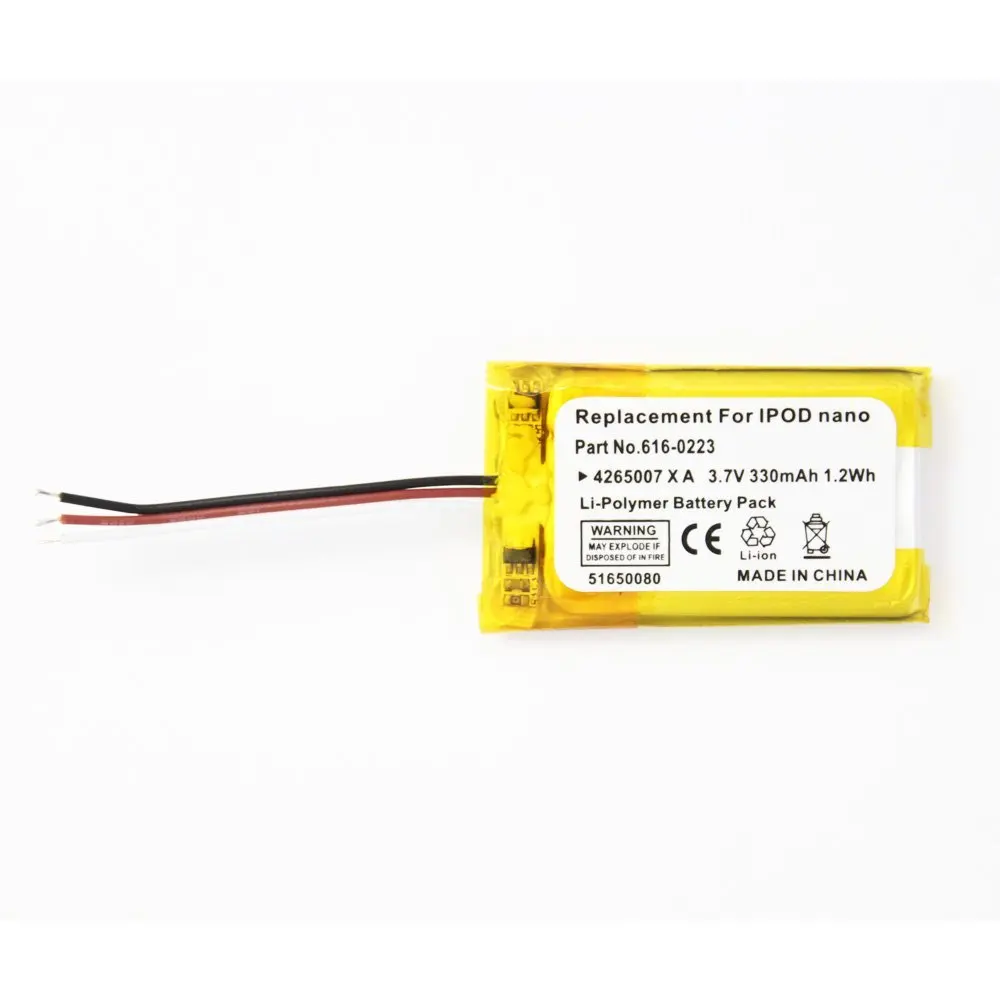 Сменный аккумулятор Fenzer 1 упаковка 330 мАч для Apple iPod Nano го поколения|battery for ipod