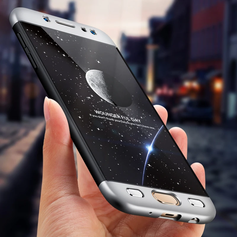 Полностью Защитный чехол для телефона с 360 корпусом Samsung Galaxy J3 J5 J7 2017 года ЕС J330 J530