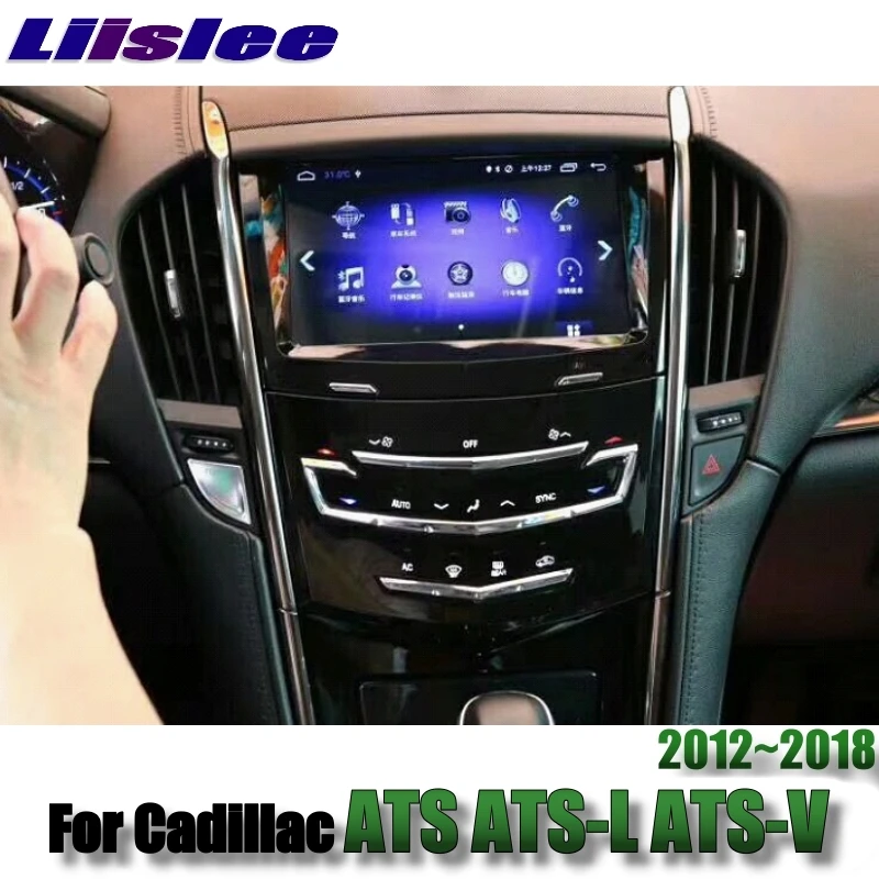 Для Cadillac ATS ATS-L ATS-V 2012~ Liislee автомобильный мультимедийный плеер навигационная система, стереомагнитола радио карты gps навигация