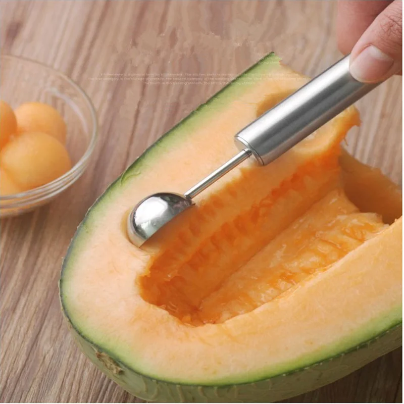 

Dessert Tools Food Spoons Scoop Melon Fruit Carver Baller Ball Maker Kitchen Tools Fruit Carving Knife Watermelon Knife Slicer