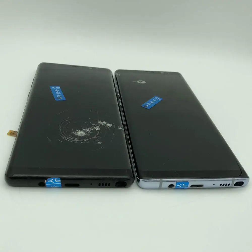 Сломанный ЖК-дисплей для телефона Galaxy Note 8 мобильный телефон практика как сделать Ремонт lcd s стекло и отдельная средняя рамка