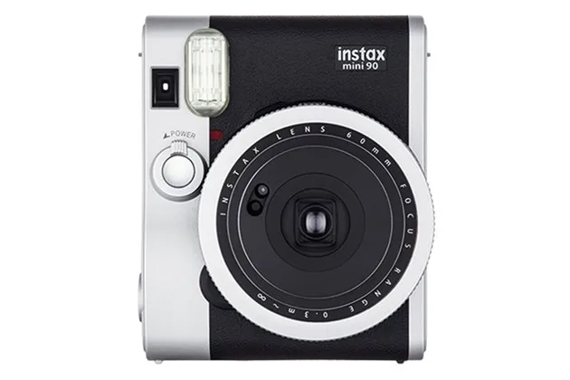 Черный Fujifilm Instax Mini 90 Neo классическая фотокамера с ЖК-дисплеем для макросъемки с двойным затвором - Цвет: Черный