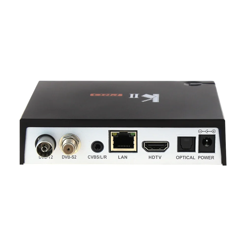 Mecool Smart tv BOX DVB-T2 DVB-S2 Android tv приём медиаплеер Amlogic S905D 2 Гб 16 Гб H.265 WiFi Испания смарт-приставка KII Pro