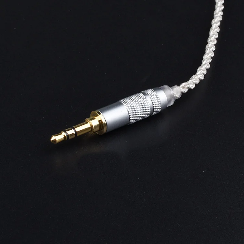 Кабель для наушников Shure SE215 SE535 SE846 посеребренный провод кабель модернизации