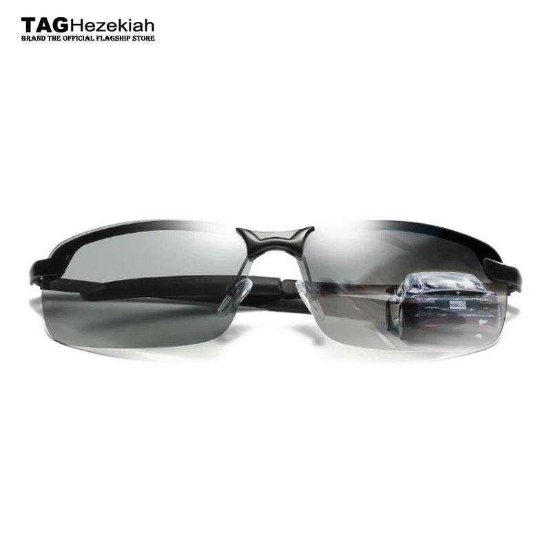 Мужские Солнцезащитные очки хамелеоны солнцезащитные с суперсветильник