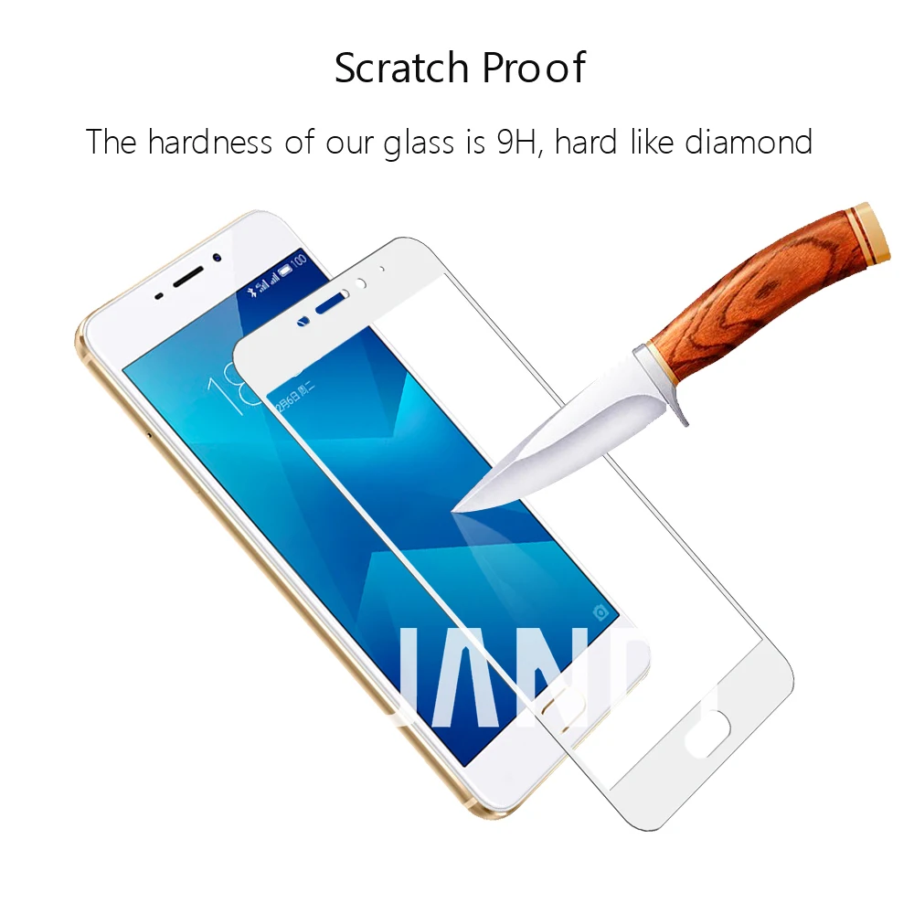 Для Meizu meilan M5 note 5 Screen Protector Закаленное Стекло полный охват корпус дружественных