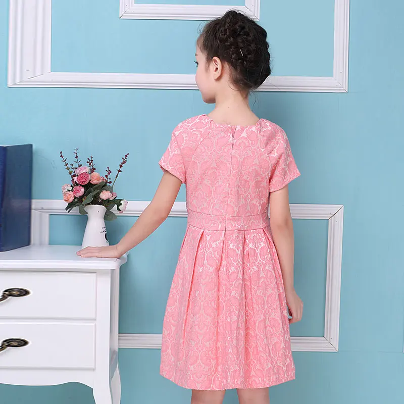 ChildDkivy Princess Dress for Baby Girls 2018 Kids Party 2-8 Years Solid Jacquard Spring Winter | Детская одежда и обувь